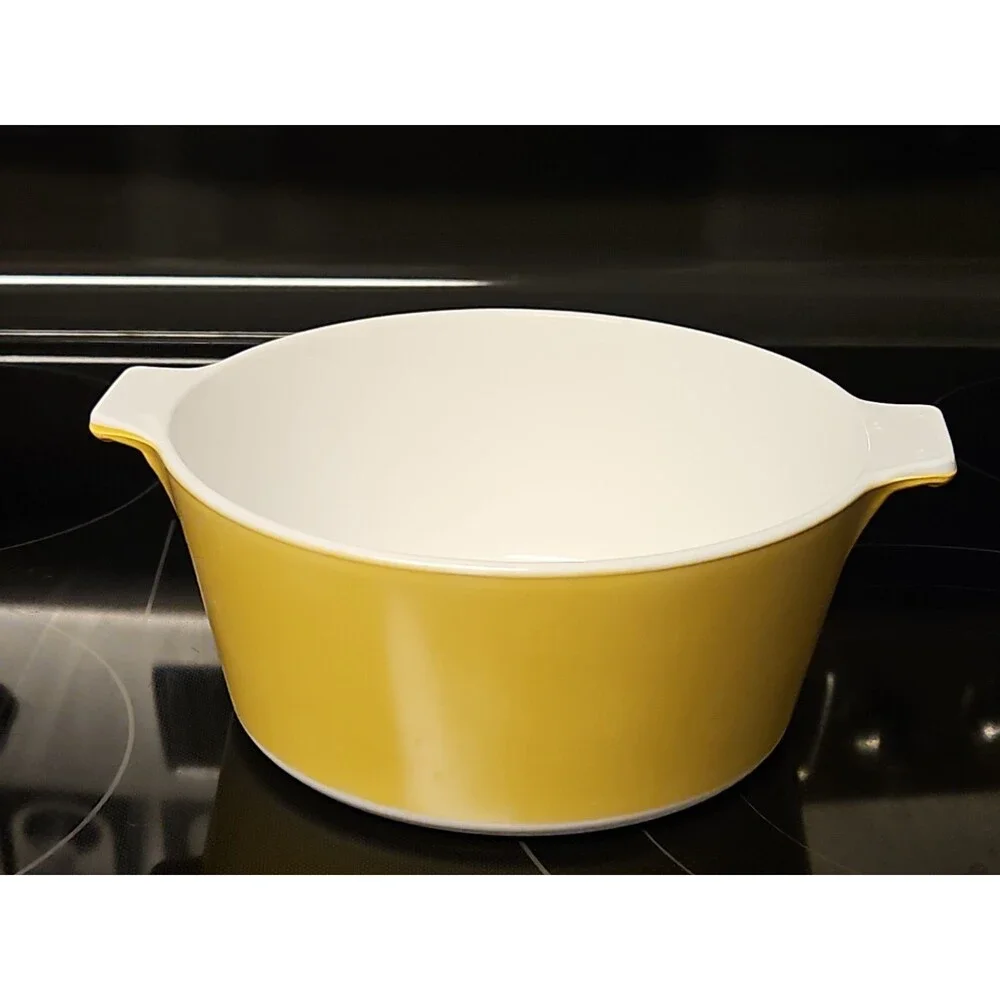 Vintage Corning Ware Casserole Dish B-1 3/4-B - 1.75 QT Harvest Gold